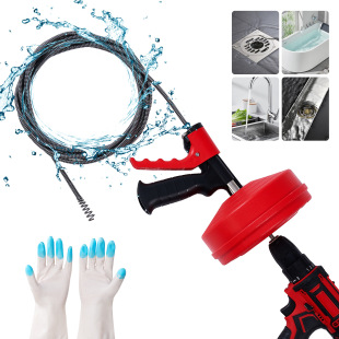Pipe dredging machine household toilet under toilet kitchen waterway floor drain vegetable sink bathtub blockage dredging tool