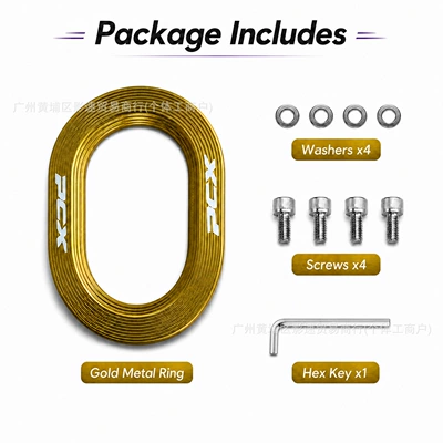 Protective Cover Exhaust Port – Motorcycle exhaust pipe - yellow