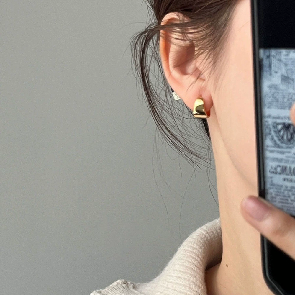 Small design universal earrings, high-quality style, simple and elegant design