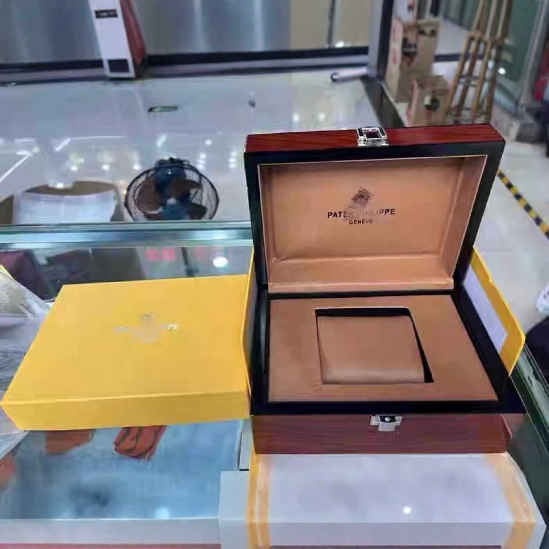 Patek Watch Box Pp Watch Storage Box Nautilus Series Grenade Universal Display Box Full Set of Patek Watch Box