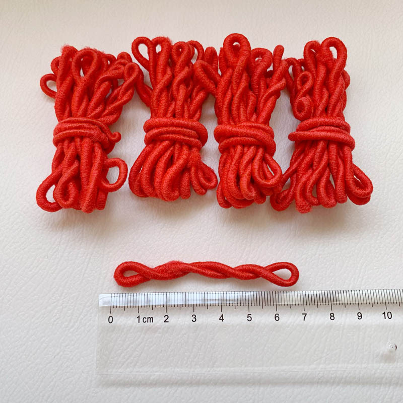 약 7CM 길이, 40 빨간 조각/가방