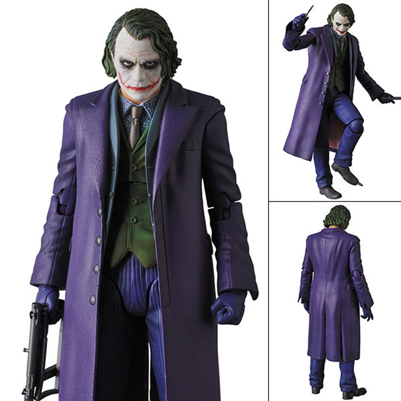 MAFEX 051 Joker Suicide Squad Edition Batman Dark Knight muñeca móvil hecha a mano encanto difícil de detener