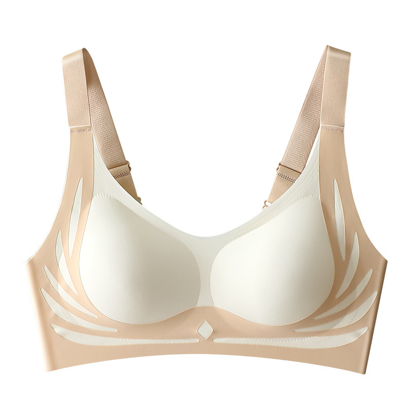 2025 nueva ropa interior de elevación Pequeño pecho para evitar la caída de la espalda sin marcas de soporte suave literatura de soporte superior chaleco de cinturón image 7
