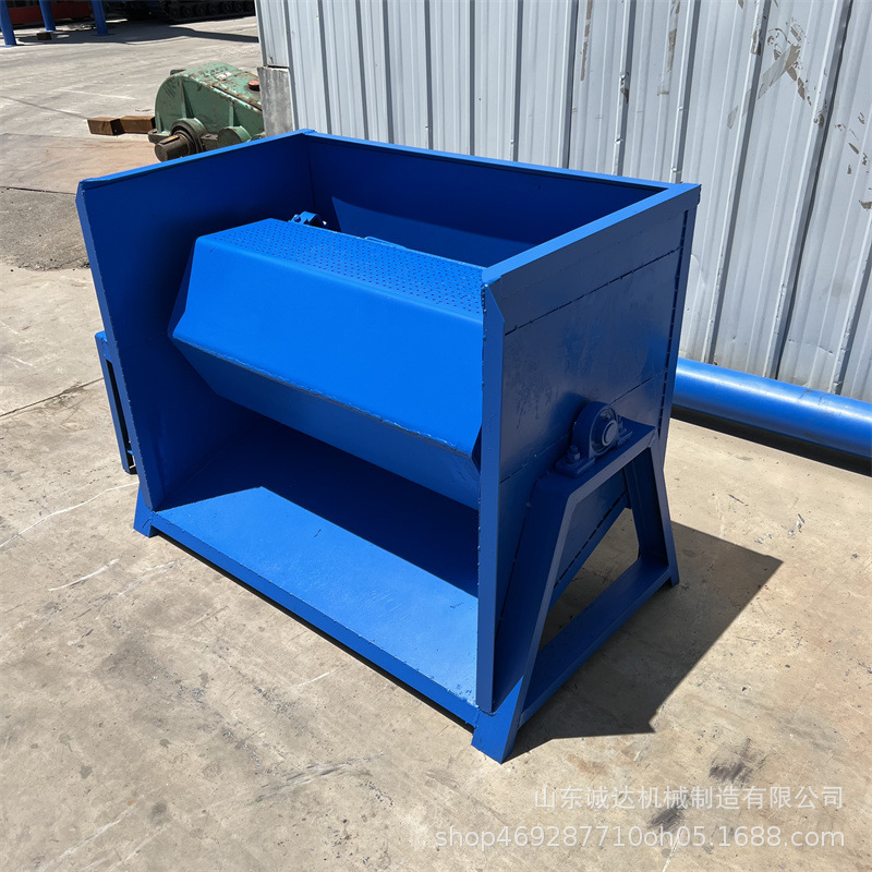 诚达生产 金属件除锈去尘抛光机 5000升大型除尘式滚筒抛光机