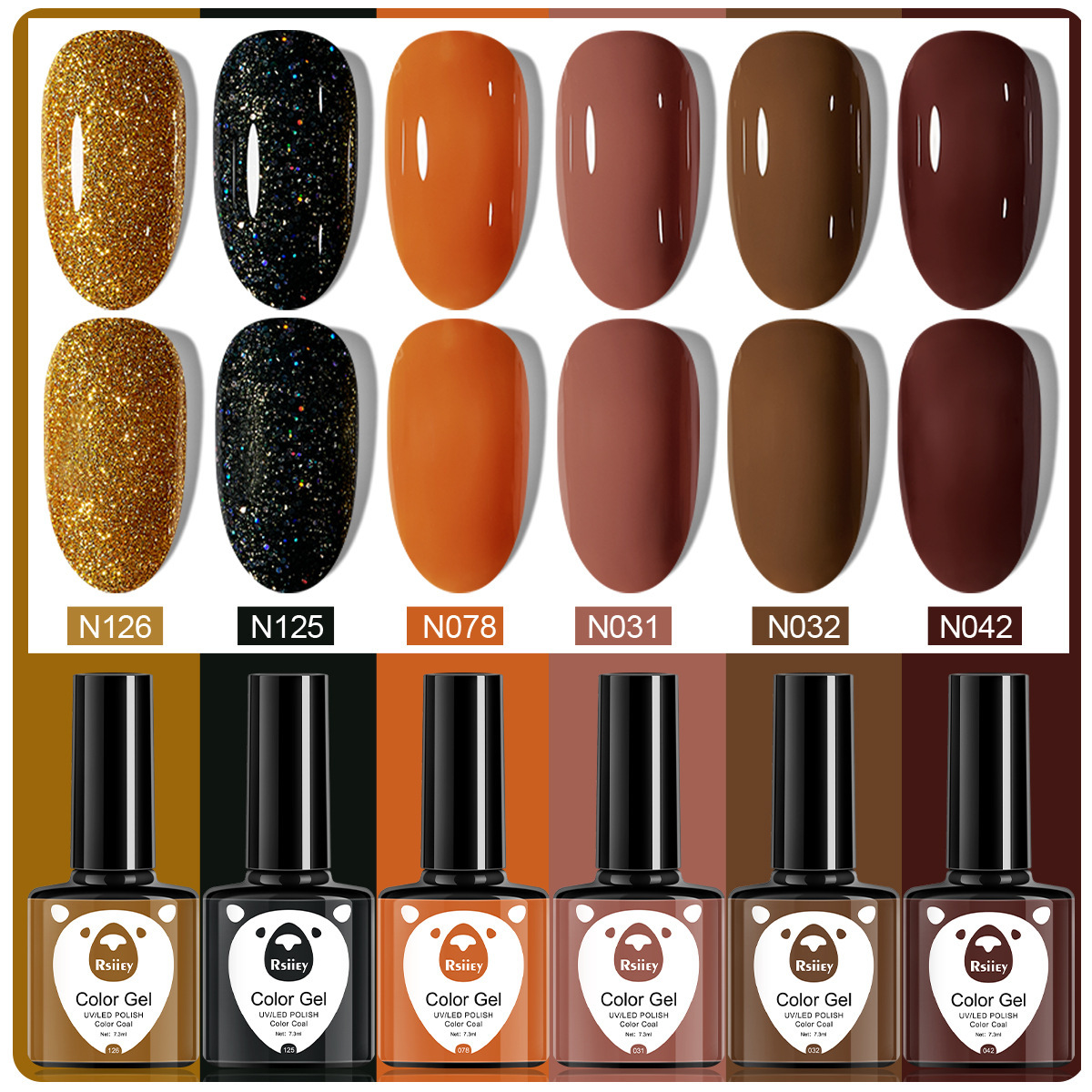 6 colores esmalte de uñas pegamento fototerapia embotellada color popular pintado brillante ojo de gato pegamento UV fototerapia pegamento esmalte de uñas traje de pegamento
