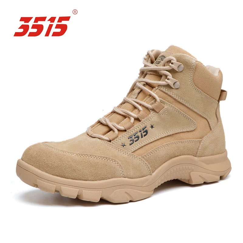3515 Открытый Песчаный цвет Спортивная обувь среднего цвета Плюшевая кожа дышащая мужские сапоги износостойкая нескользящая обувь для походов