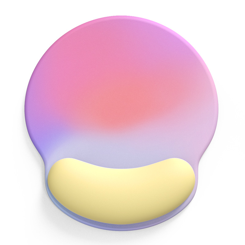 Nuevo gradiente mouse pad silicona muñeca pad estilo simple niños y niñas antideslizante portátil pulsera hermosa