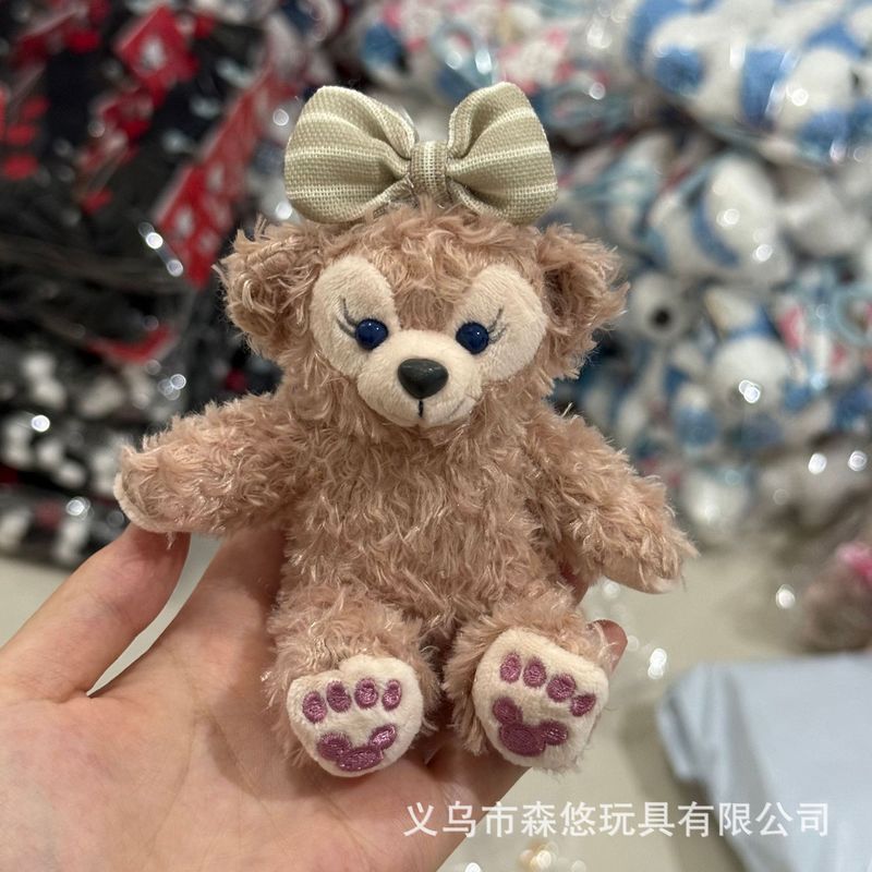 夏季小香风裙子雪莉玫包包挂件公仔钥匙扣小熊卡通达菲礼物公仔|undefined