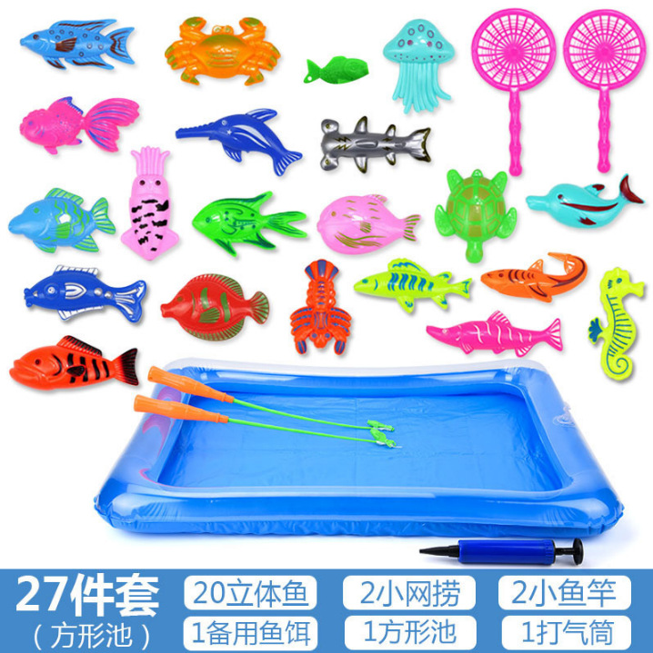 Zesheng 낚시 25종 세트 + 작은 물고기 연못