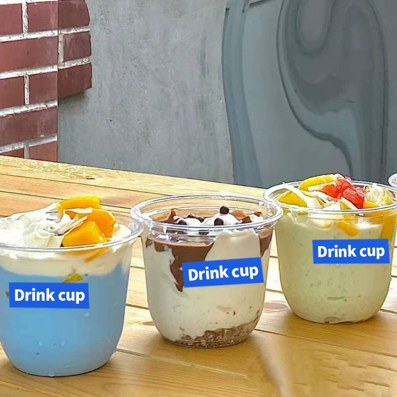 Disposable Plastic Drink Cup 360 ml, Clear PET with Lid — Single Cups & Multi-Set Options