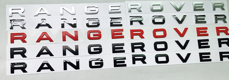 Suitable for Land Rover English Car Logo Range Rover Discovery Range Rover Evoque Hood Logo Letter Labeling