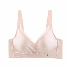正版薄款内衣小胸聚拢女无钢圈收副乳不跑杯透气绸缎内衣文胸