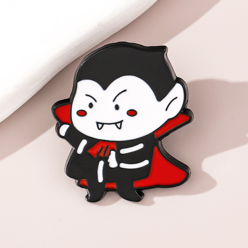 ハロウィンブローチ漫画カボチャヘッド魔法のゴーストピンアクセサリー金属バッジバッグ装飾メダル|undefined