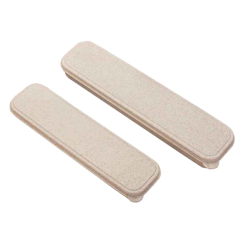 Wheat Straw Tableware Box Travel Cross-border Portable Tableware Storage Box Nail File Cosmetic Brush Knife, Fork and Spoon Chopsticks Box