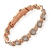 YXMZ rose gold white diamond