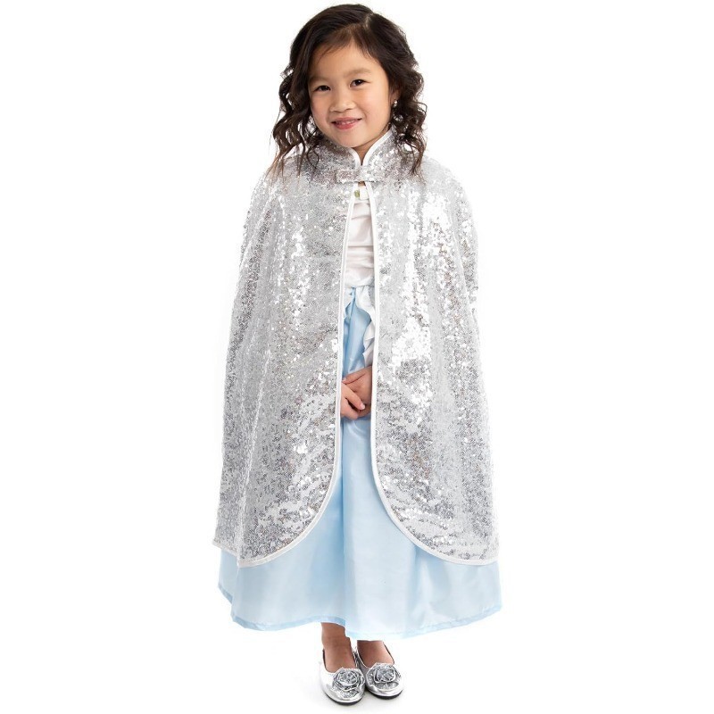 Short Adult and Children's Stand-Up Collar Multi-Color Sequin Shawl Halloween Cosplay Cloak Stage Performance Clothing Dropshipping
