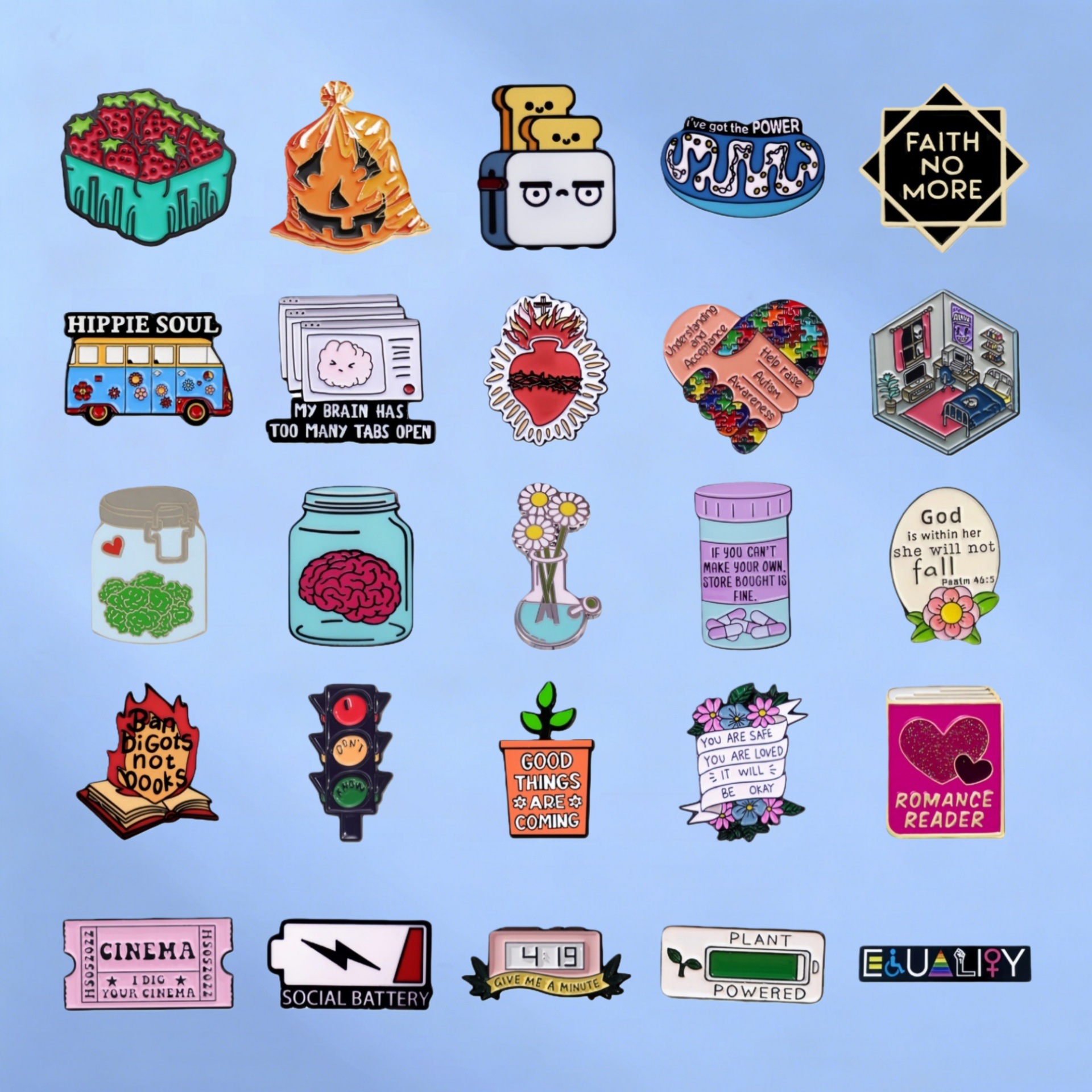 Chao Cool broche de esmalte creativo nicho cultura popular tema broche mochila ropa decoración joyas personales al por mayor en stock