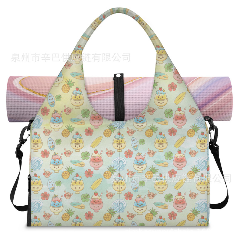 Cross-Border Exclusive Supply Odm Customized Nylon Handbag Large Capacity Travel Storage Bag Fitness Yoga Bag Independent Site Cross-Border Exclusive Supply Odm Customized Nylon Handbag Large Capacity Travel Storage Bag Fitness Yoga Bag Independent Site