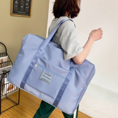 オックスフォード布の旅行袋の手提げ荷物は防水で厚くなります。