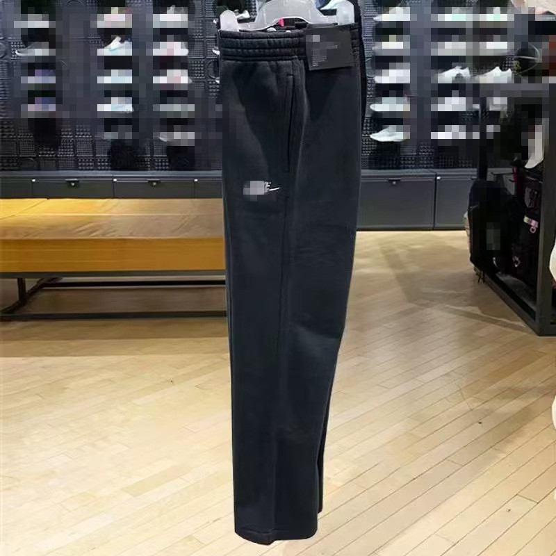 Pantalones deportivos de primavera y otoño para hombres, pantalones casuales de punto, pantalones rectos sueltos de mujer, pantalones de algodón transpirables y cómodos, pantalones versátiles