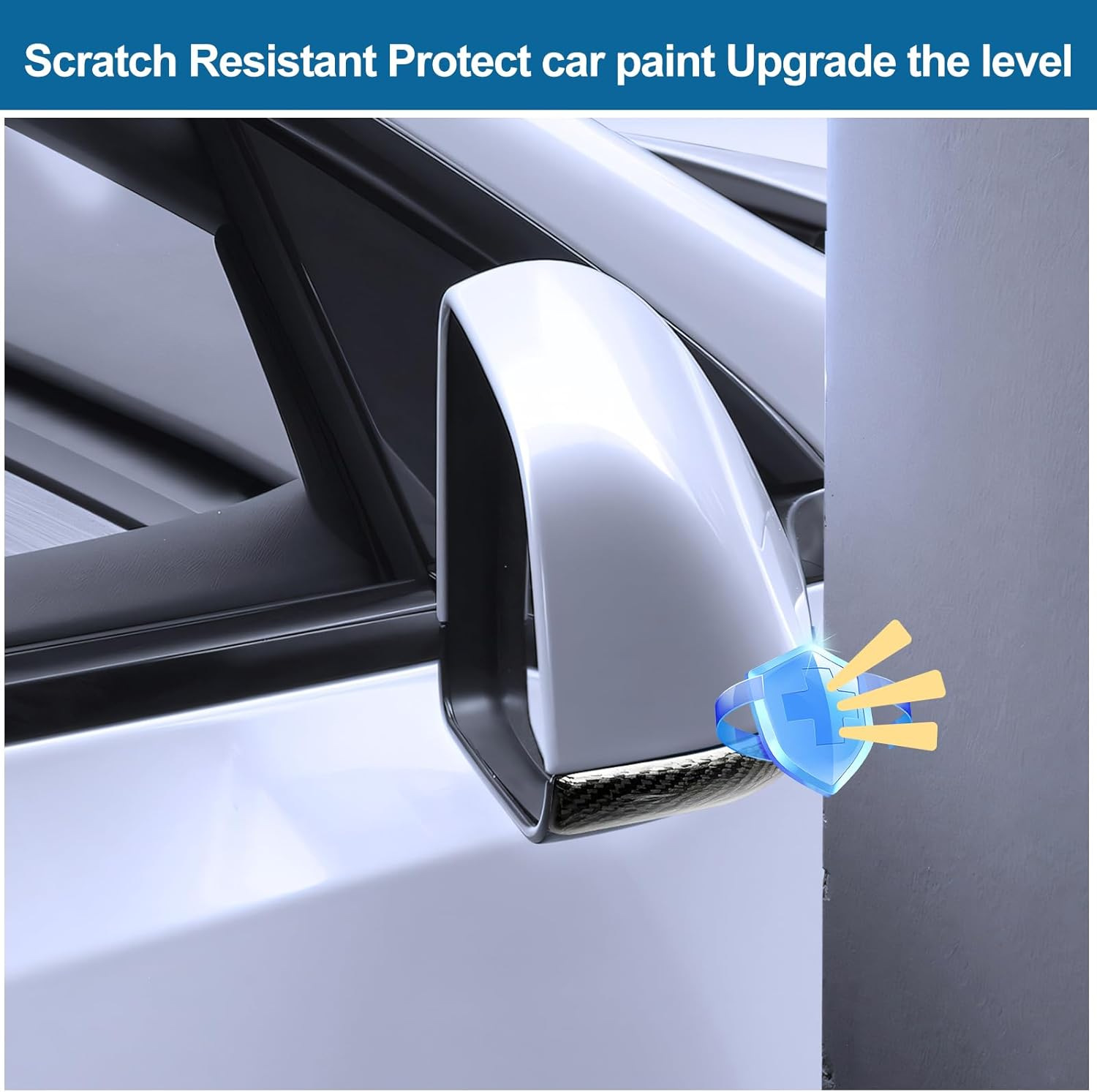 Suitable for Tesla Model Y/YL/3 new version anti-collision strip, anti-scratch protection sticker, rearview mirror anti-collision protection