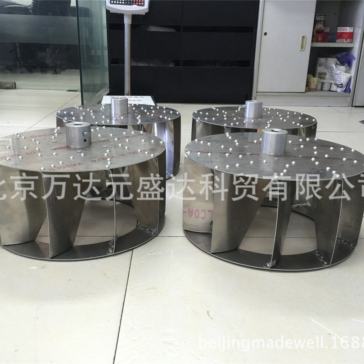 美国CISSELL施素UNIMAC烘干机干衣机排风叶轮风机散热铝制风扇轮