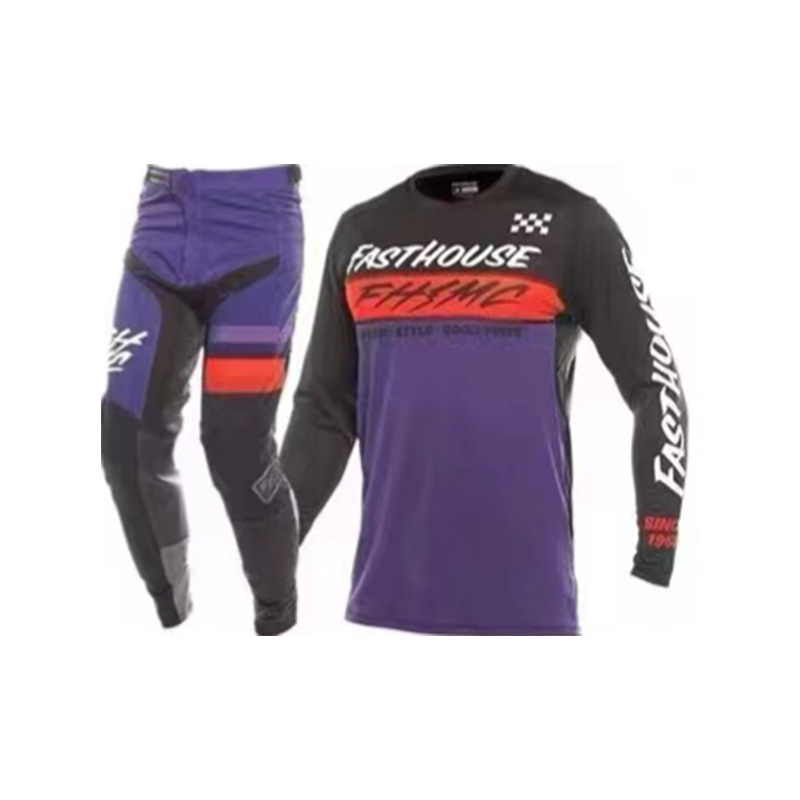 Downhill Clothing, Mountain Bike Cycling Clothing, Men's and Women's Suits, Moisture-Wicking and Sweat-Wicking, Off-Road Motorcycle Racing Clothing, Street Bike Breathable