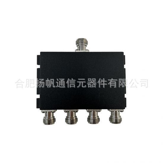 400-430MHz 50W 驻波比1.3 微带4功分器 VHF UHF N母型接口