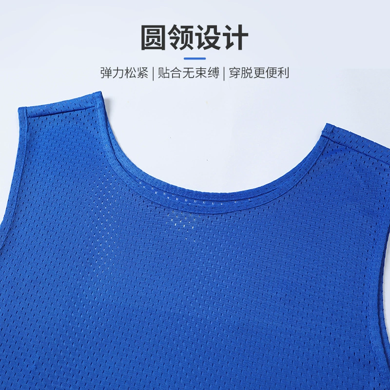 Football uniform, children's vest for training