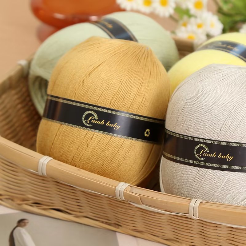 真丝棉蕾丝线春夏外套线短衫150克3两团机织3股细线手编钩满包邮