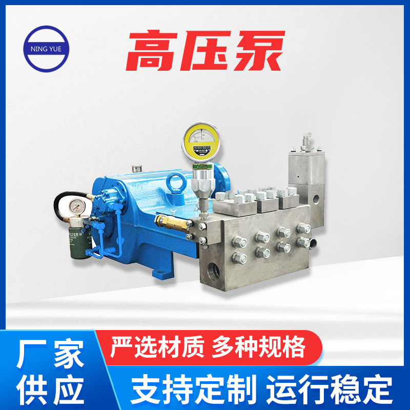 厂家定制不锈钢高压清洗组 超高压清洗泵 水力切割化工高压泵