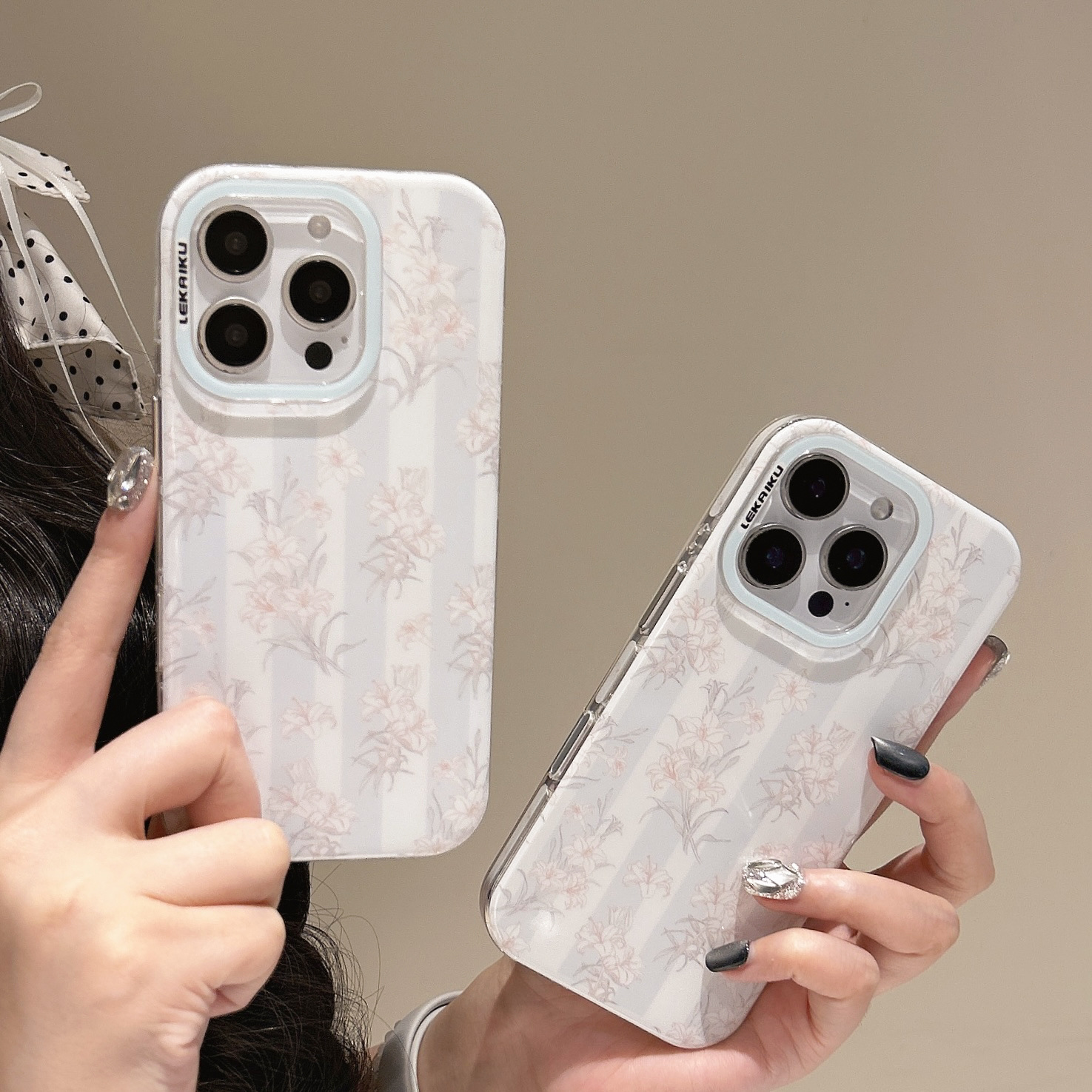 Marca de marea IMD perfumes azules lirio para Apple iP17 caso de teléfono promamax anti-caída 16 / 15