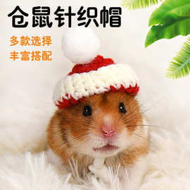 仓鼠小帽子金丝熊鹦鹉头套花枝鼠头饰衣服装饰蜜袋鼯圣诞配饰饰品