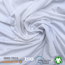 GRS认证RPET可回收环保仿真丝旗袍家居睡衣太极服面料