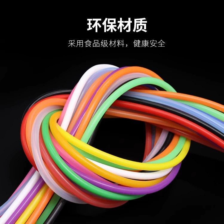 Промышленная силиконовая трубка 3*5, красочная эластичная мягкая силиконовая резиновая трубка, пищевая соломенная трубка, высокотемпературная силиконовая трубка