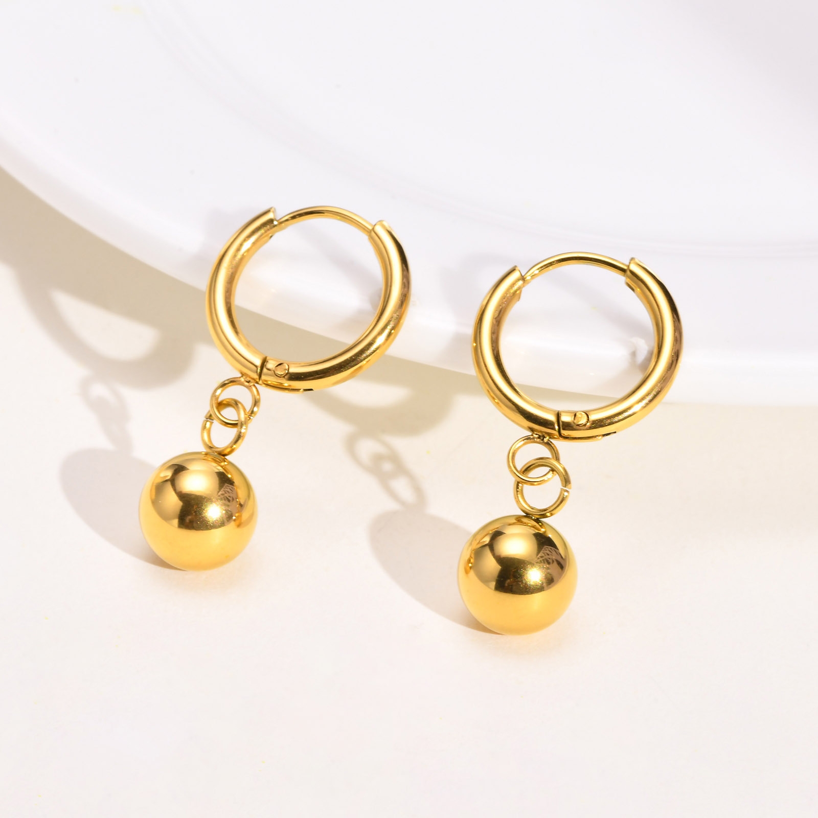 9g Weight 304 Stainless Steel Ear Needle Material Charm Sleeper Hoop Earrings, Drop Earrings Classification 1 Pair Quantity Holiday, Daily Occasion 304 Stainless Steel Material Star, Moon, Heart Shape Pattern Women's Gender Casual, Simple Style Style 1 Pair Casual Simple Style Star Moon Heart Shape 304 Stainless Steel Drop Earrings 22