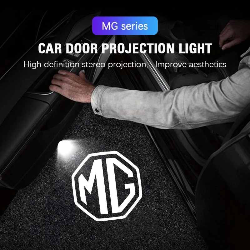 Aplicable a Mingjue HS / ZS / MG Navigation / MG5 / MG6 / MG7 proyección de alta definición sin cableado puerta de bienvenida luz