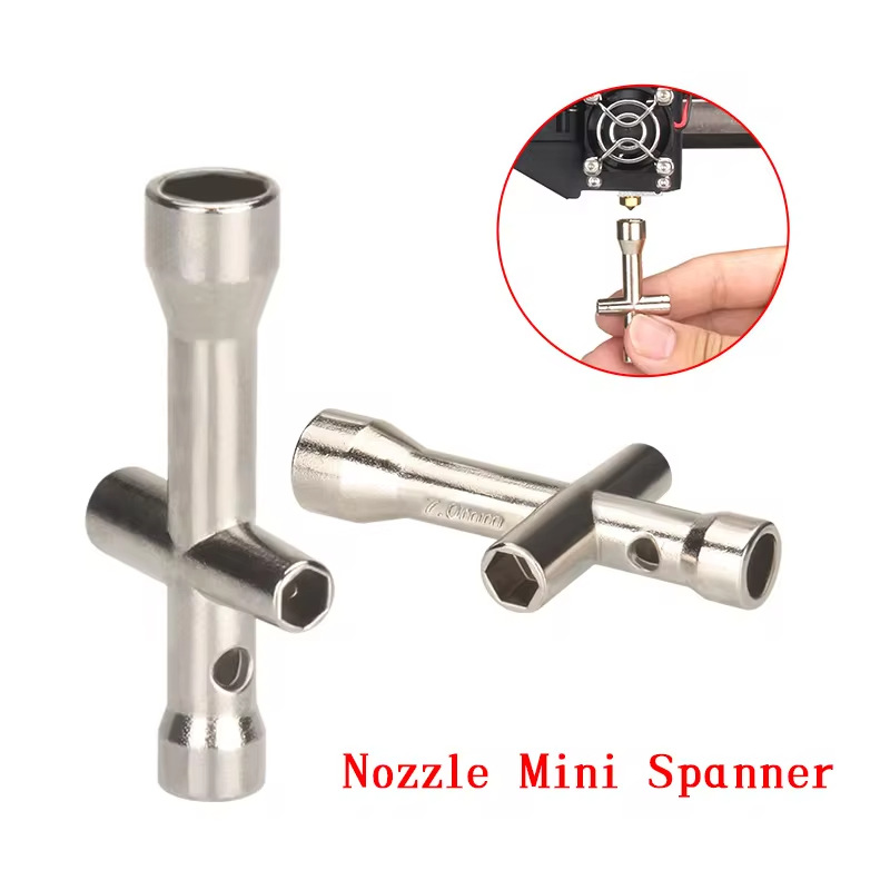Mini wrenches M2 M2.5 M3 M4 nuts, hex wrenches, sockets, and repair models of cars.
