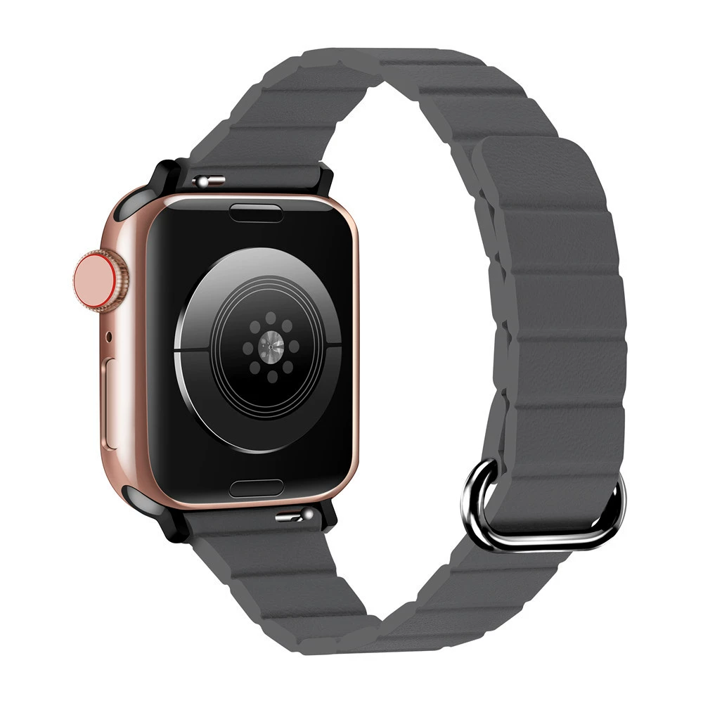 Подходит для iWatch8 Apple Watch S5678 капсула магнитная кожа Кожа Коробочный ремень Apple Watch8