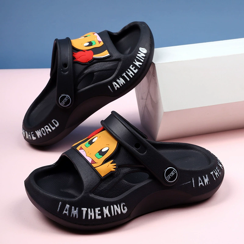 Cartoon cute children's summer slippers, non-slip slide indoor
