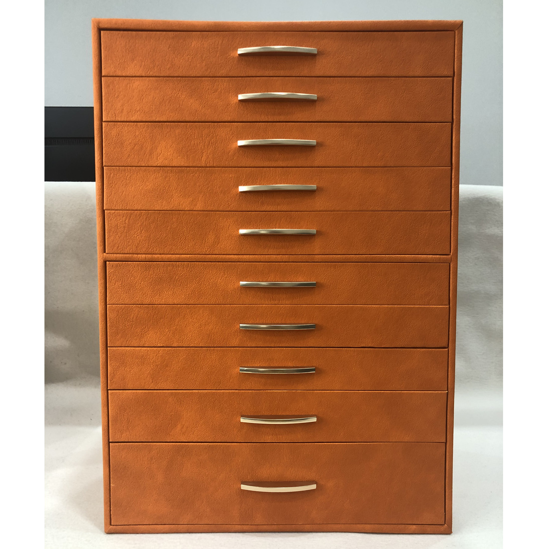 Caja Organizadora de Joyas con Cajones de Cuero PU Multicapa para Regalo