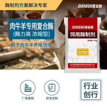 夏盛 肉牛羊用复合酶浓缩型 牛羊饲料添加剂育肥增重促消化酶制剂
