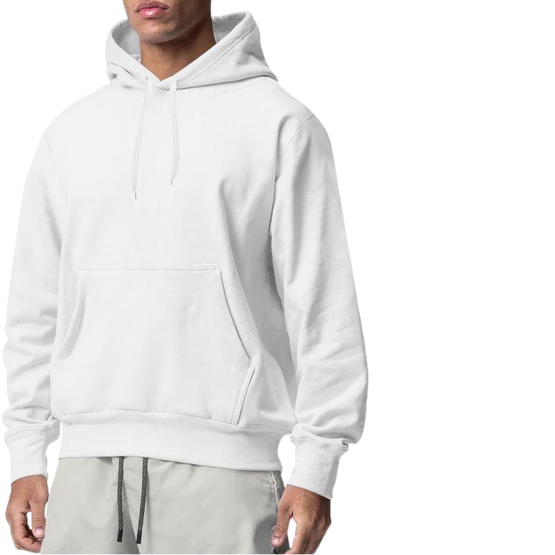 2023 Otoño e Invierno nuevos deportes de los hombres europeos y americanos suéter de lana de color sólido de los hombres de comercio exterior al por mayor sudadera