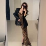 辣妹露背气质女春连衣裙
