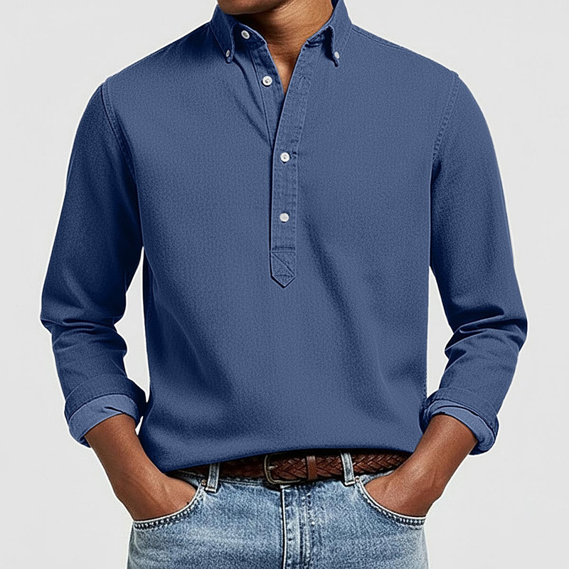 2026 Cross-Border Men's Casual Long-Sleeved Men's Shirts 2026 Cross-Border Men's Casual Long-Sleeved Men's Shirts