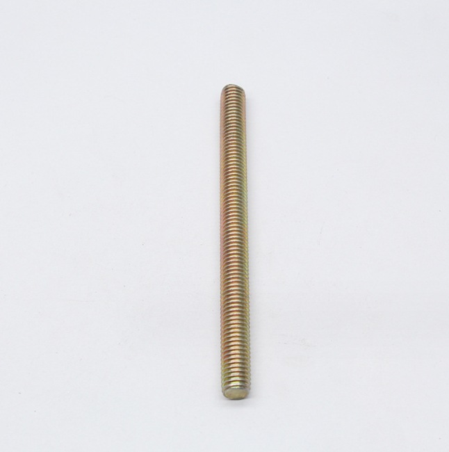 实力工厂镀彩锌通丝8.8级M8M10m12m全螺纹丝杠