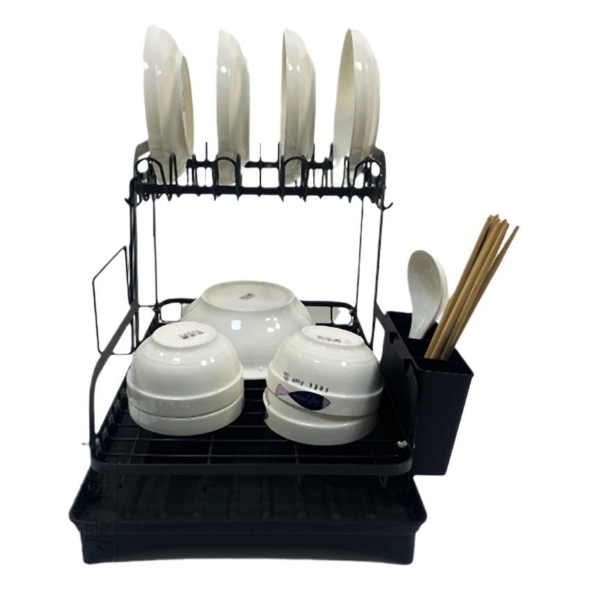 Venta caliente de comercio electrónico transfronterizo para Amazon Temu eléctrico para cocina en casa estante de plato de doble capa