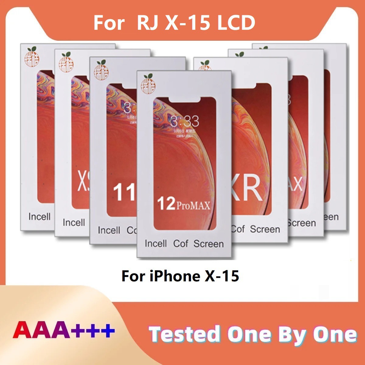 Choice RJ para iPhone X XS MAX 11 12 13 14 15 16Pantallas de teléfono ProMax