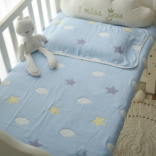 Pure Cotton Thickeneded Cartoon Six-Layer Baby Bath Towel Pure Cotton Baby Gauze Blanket Newborn Blanket Kidsren's Towel Quilt