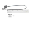 Silicone rubber rings, 47cm, 13mm, clips included